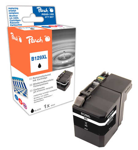 Peach  Tintenpatrone schwarz XXL, kompatibel zu Brother MFCJ 6920 DW