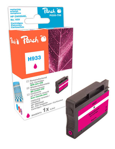 Peach  Tintenpatrone magenta kompatibel zu HP OfficeJet 6600 Series