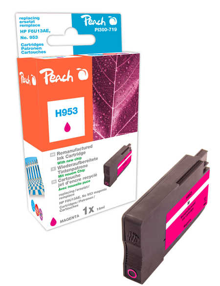 Peach  Tintenpatrone magenta kompatibel zu HP OfficeJet Pro 7740 WF
