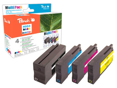 Peach  Spar Pack Tintenpatronen kompatibel zu HP OfficeJet Pro 7740 WF