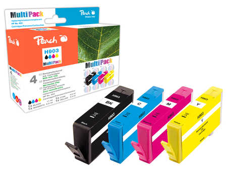 Peach  Spar Pack Tintenpatronen kompatibel zu HP OfficeJet Pro 6950