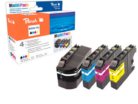 Peach  Spar Pack Tintenpatronen kompatibel zu Brother MFCJ 985 DW