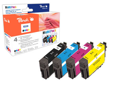Peach  Spar Pack Tintenpatronen kompatibel zu Epson Expression Home XP-345