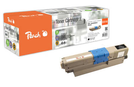 Peach  Tonermodul schwarz kompatibel zu OKI MC 362 DN