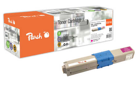 Peach  Tonermodul magenta kompatibel zu OKI MC 362 DN