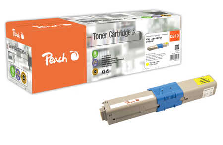 Peach  Tonermodul gelb kompatibel zu OKI MC 362 DN