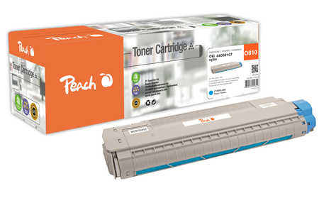 Peach  Tonermodul cyan kompatibel zu OKI C 830 DN