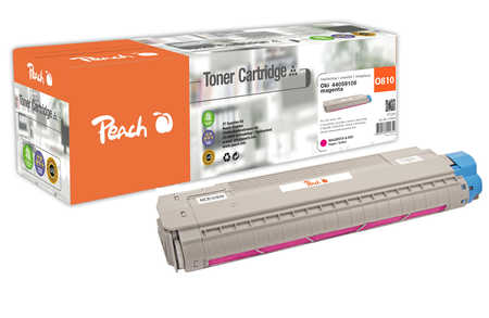 Peach  Tonermodul magenta kompatibel zu OKI C 830 DN