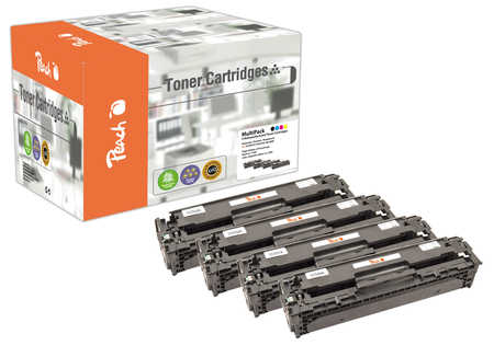 Peach  Spar Pack Tonermodule kompatibel zu HP Color LaserJet CM 2320 CI MFP