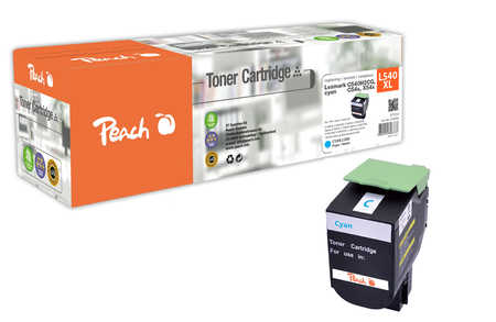 Peach  Tonermodul cyan kompatibel zu Lexmark C 543 DN