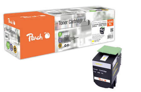 Peach  Tonermodul gelb kompatibel zu Lexmark C 543 DN
