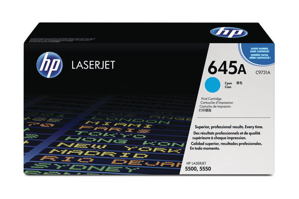 Original  Tonerpatrone cyan HP Color LaserJet 5500 Series