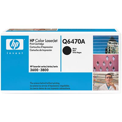 Original Tonerpatrone schwarz HP Color LaserJet CP 3505 X