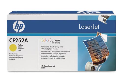 Original  Tonerpatrone gelb HP Color LaserJet CP 3525 X