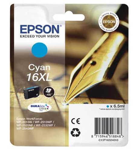 Original  Tintenpatrone XL cyan Epson WorkForce WF-2510 WF