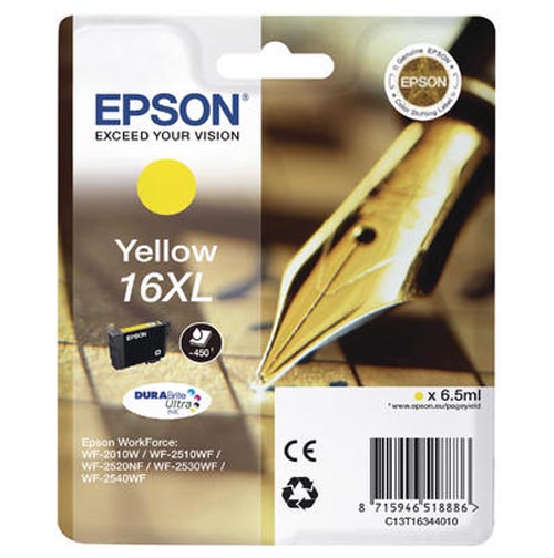 Original  Tintenpatrone XL gelb Epson WorkForce WF-2510 WF