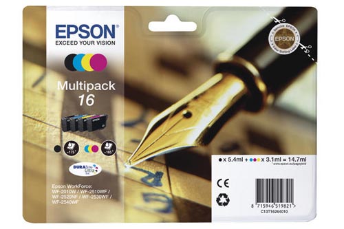 Original  Multipack Tinte BKCMY Epson WorkForce WF-2510 WF