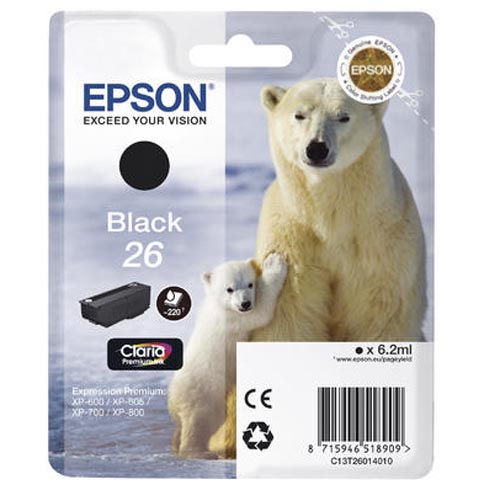 Original  Tintenpatrone schwarz Epson Expression Premium XP-615