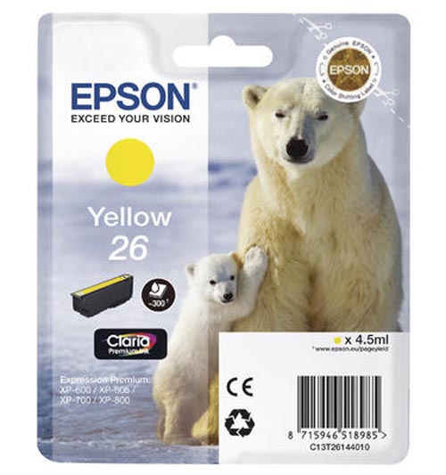 Original  Tintenpatrone gelb Epson Expression Premium XP-600 Series