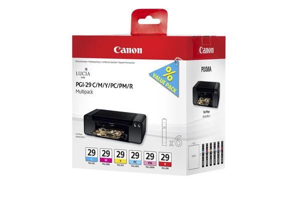 Original  Multipack Tinte CMY/PC/PM/R Canon Pixma PRO-1