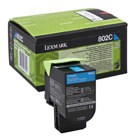 Original  Tonerpatrone cyan Lexmark CX 410 e