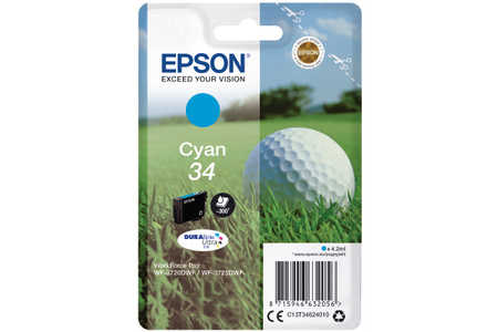 Original  Tintenpatrone cyan Epson WorkForce Pro WF-3725 DWF