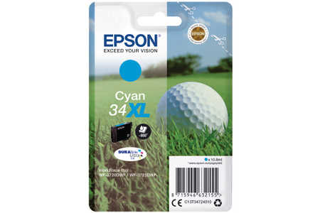 Original  Tintenpatrone cyan Epson WorkForce Pro WF-3725 DWF