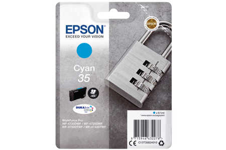 Original  Tintenpatrone cyan Epson WorkForce Pro WF-4725 DWF