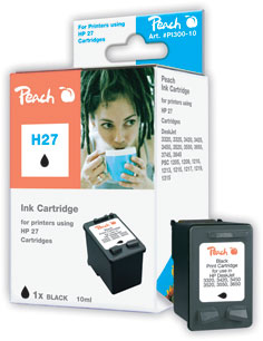 Peach Druckkopf schwarz kompatibel zu Original HP PSC 1317