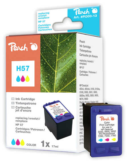 Peach  Druckkopf color kompatibel zu HP OfficeJet 4105