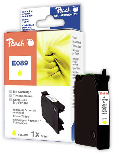 Peach  Tintenpatrone gelb kompatibel zu Epson Stylus S 21