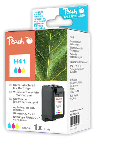 Peach  Tintenpatrone color kompatibel zu HP DeskJet 1100 C