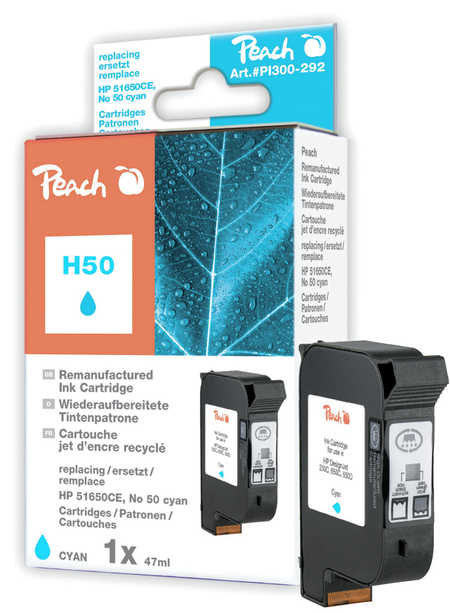 Peach  Druckkopf cyan kompatibel zu HP DesignJet 650 C-E