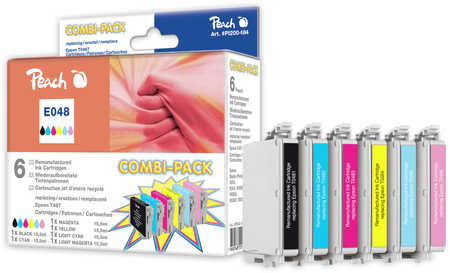 Peach  Spar Pack Tintenpatronen kompatibel zu Epson Stylus Photo RX 300