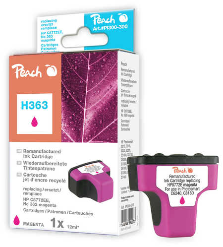 Peach  Tintenpatrone magenta kompatibel zu HP PhotoSmart 3100 Series