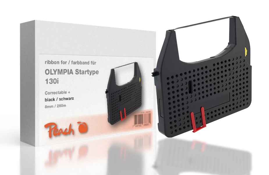 Peach Farbbandkassette kompatibel zu Olympia Startype 130i, schwarz, Gr163C HP LaserJet Pro MFP M 426 m